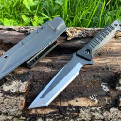 Couteau tactique lame tanto enchère