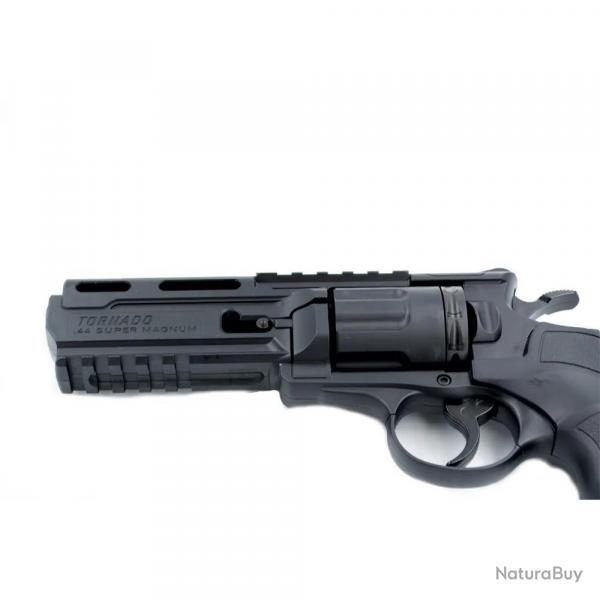 Black Friday ! Rvolver CO2 Tornado Billes d'acier 4,5mm 10 coups 130m/s L26cm