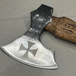 Hache Templier - Acier 1055 & Bois de Hêtre enchère