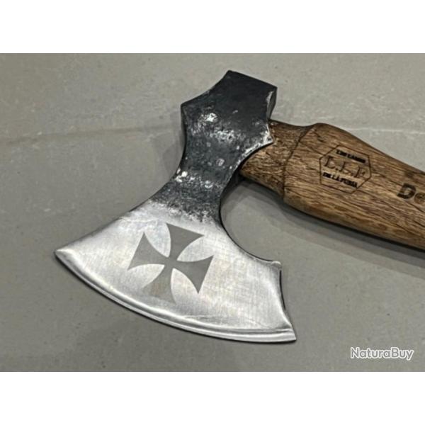 Hache Templier - Acier 1055 & Bois de Htre enchre