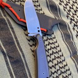 Couteau Artisanal EDC Tactique / Urbain Gris