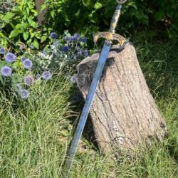 Épée templier 108cm DEUS VULT LLF enchère
