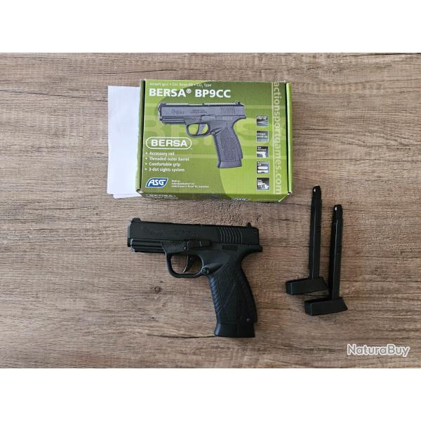Vends rplique airsoft pistoler BERSA (Co2) + 2 chargeurs