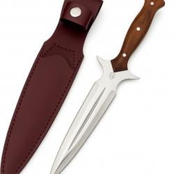 Dague de chasse 30cm acier X46Cr13LLF enchère