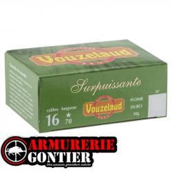 Cartouches VOUZELAUD Surpuissante 16/70 30 g bourre jupe 6