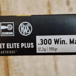 .300 win mag RWS target elite plus 190gr -bte 20