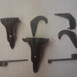 Lot de pièces pour fusil de chasse ancien