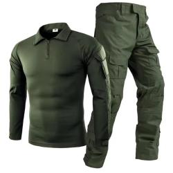 Uniforme tactique, combinaison de Camouflage (vert Armée) (4)
