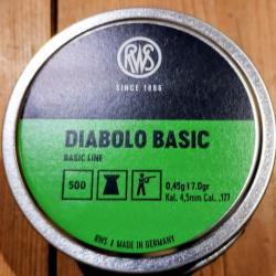 LOT 1000 4.5mm RSW Diabolo basic 0.45g