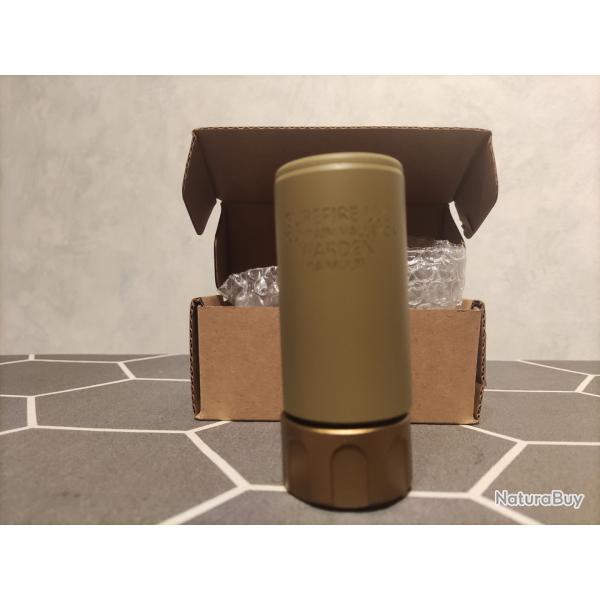 Silencieux Warden V2 QD et cache flamme 14mm CCW DE 5KU