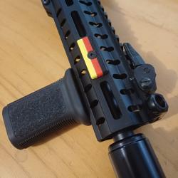 Clip Couvre rail M-lok - Drapeau Allemand Noir Rouge Jaune
