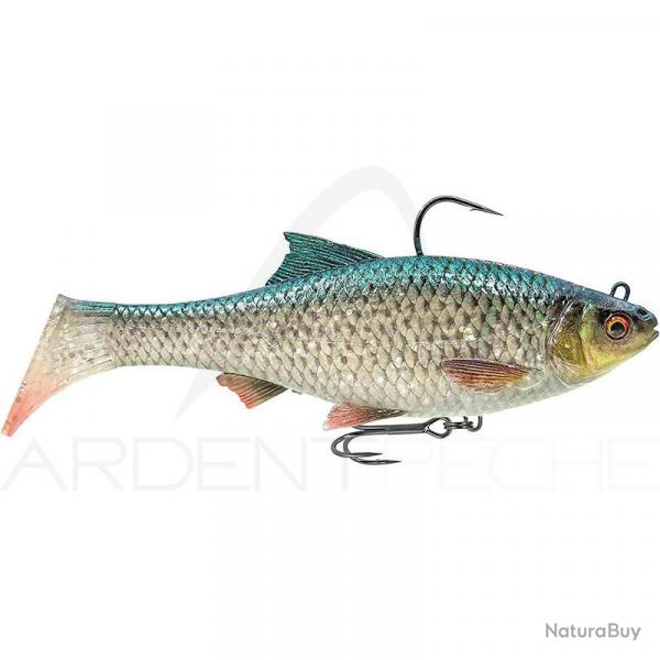 Leurre souple SAVAGE GEAR 3D Roach RTF FS 12cm Green silver