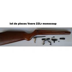 lot de pieces Voere 22Lr monocoup