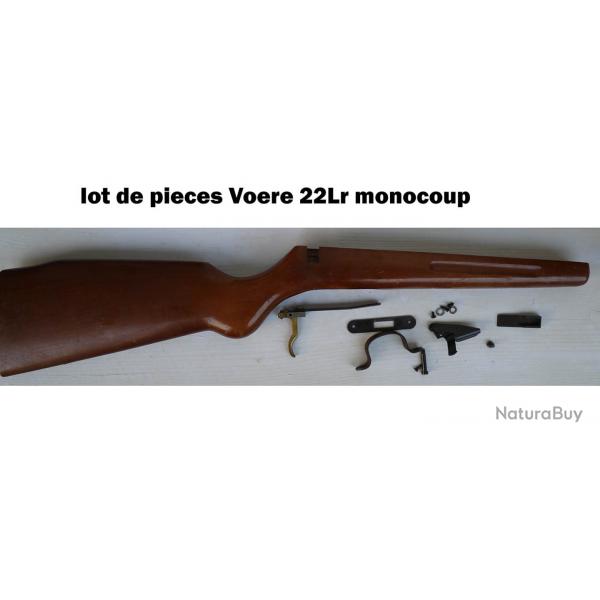 lot de pieces Voere 22Lr monocoup