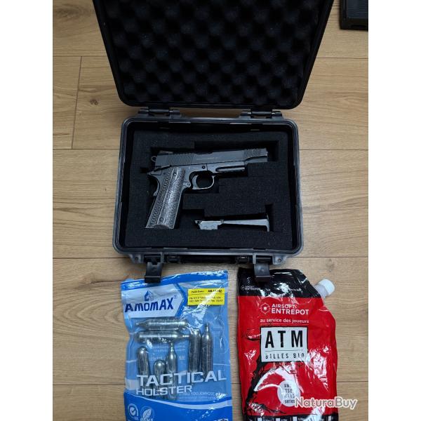 Pistolet Colt 1911 Combat unit C02 Full mtal