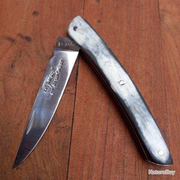 Couteau LE THIERS par ROGER ORFEVRE  Manche en Corne Poncetage
