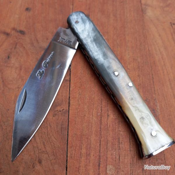 Joli Couteau Rgional KENAVO LE POISSON Plein Manche en Corne