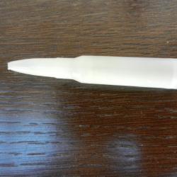 cartouche  à blanc de collection en plastique de couleur blanche classée D§ I