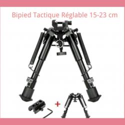 Bipied Tactique réglable 15-23 cm (LIVRAISON GRATUITE)