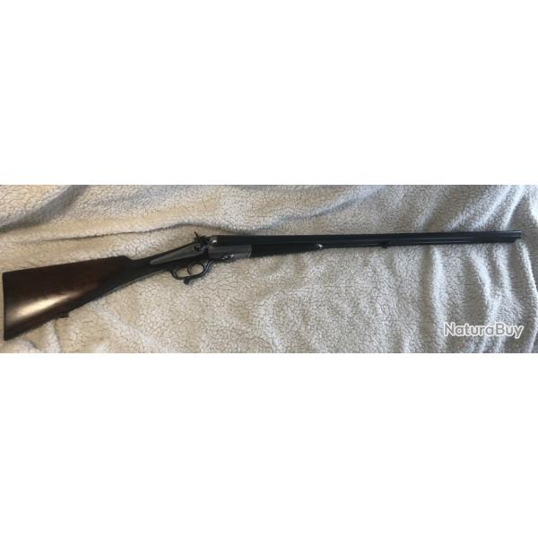 FUSIL A CHIENS EXTERIEURS PERCUSSION CENTRALE Calibre 12/65 "Manufacture D'armes et de Cycles" LUXE