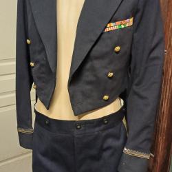 RARE : tenue de gala et manteau long - nominatif d'un capitaine de vaisseau 1912