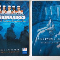 Lot de 6 plaquettes documentaire de la L&eacute;gion &eacute;trang&egrave;re