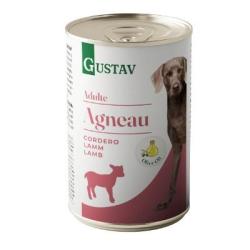 GUSTAV PATEE CHEIN ADULTE AGNEAU 400GR