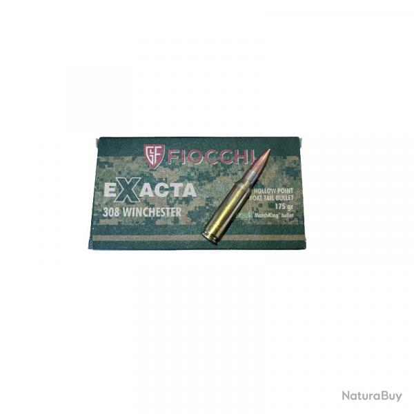 FIOCCHI 308WIN EXACTA M.KING HPBT 175GR X20