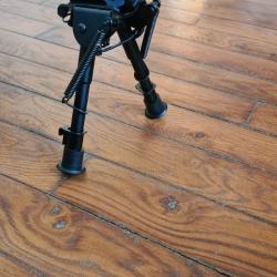 Bipied TacBand 6" &agrave; 9", avec adapteur rail picatinny