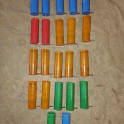 Lot de 22 cartouches à broche SPALEK'ARM cal.16 divers N°