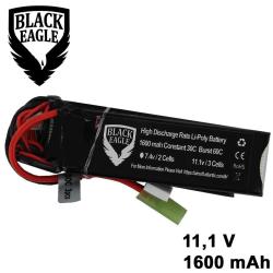 1600mah 11.1V 30C lipo battery 3pcs type with small tamiya