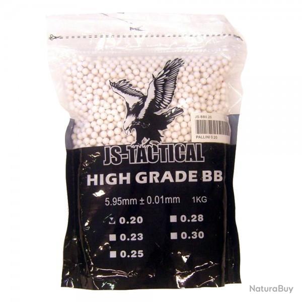 AIRSOFT 6mm BB PELLETS WHITE 0.20g - 1Kg B
