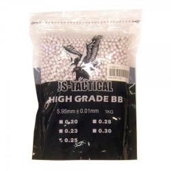 AIRSOFT 6mm BB PELLETS WHITE 0.25g - 1Kg B