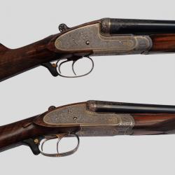 Paire de MERKEL cal 16/70 à Patine rare