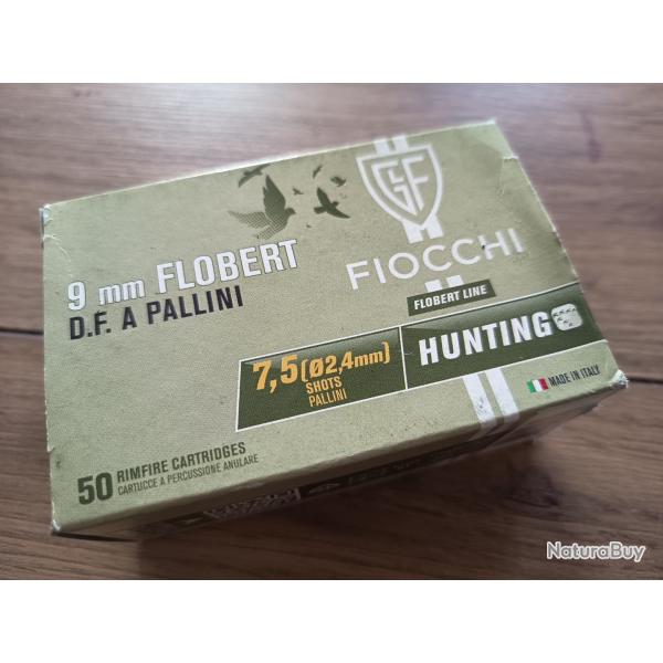 Cartouche Flobert Fiocchi 9mm