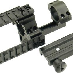 ANNEAUX DE MONTAGE RIS MONOBLOC AVEC KIT TRIPLE RAILS RIS - UTG