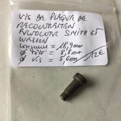 VENDU PAR LE-CUIRASSIER VIS DE PLAQUE DE RECOUVREMENT REVOLVER SMITH ET WESSON