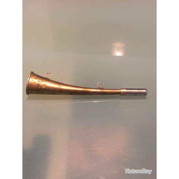 Corne de chasse laiton 24 cm