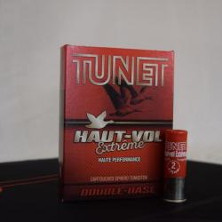 Wahoo lisse ! - Cartouches TUNET HAUT VOL EXTREME, Calibre 12, 53gr, plomb 2 x1 boite