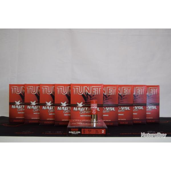 Wahoo lisse ! - Cartouches TUNET HAUT VOL EXTREME, Calibre 12, 53gr, plomb 2 x10 botes