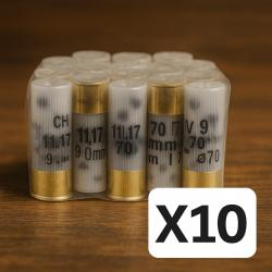 Wahoo lisse ! - Cartouches Chevrotines Mary Arm 21 grains - Cal.12 - x10 boites