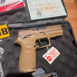 ENCHERES 1 - NEUF - SIG SAUER P320 M18 9X19