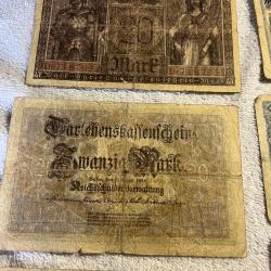 La grande guerre, 7billets allemands de 14/18