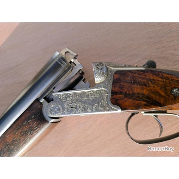 Superbe drilling merkel calibre 20/76 et 8/57jrs