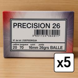 Wahoo lisse ! - Cartouches France Munitions Precision 26 - Cal. 20 - 50 cartouches