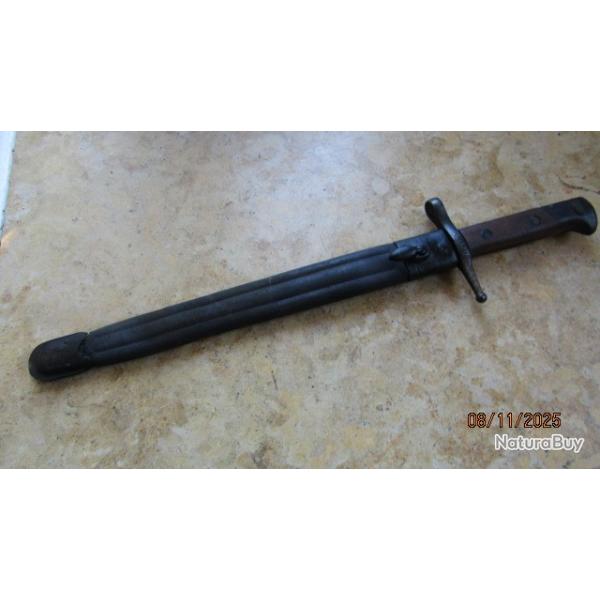 baionnette Carcano Italie Italien mod1891 fusil mousqueton premiere seconde guerre ww1 ww2 1918 1941
