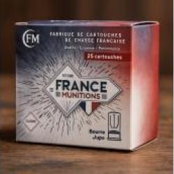 Wahoo lisse ! - Cartouches France Munition Normale BG Cal.12 Plomb 7/8 - 25 cartouches