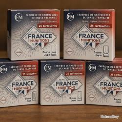 Wahoo lisse ! - Cartouches France Munition Normale BG Cal.12 Plomb 7/8 - 125 cartouches
