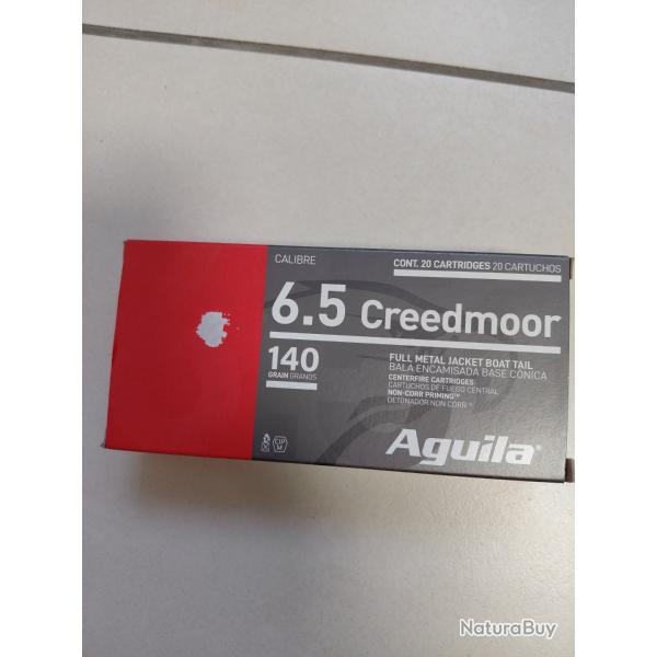 Munitions Aguila 6.5 creedmor(10 boites)