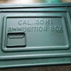 US ARMY Caisse munitions US mitrailleuse deuxi&egrave;me guerre ww2 cal 30 flaming bomb Indochine Alg&eacute;rie